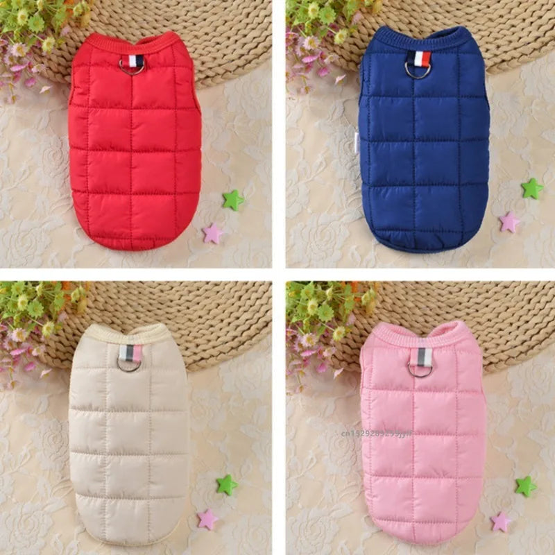 Winter Warm Dog Coat Jacket Windproof Pet Clothes for Small Dogs Padded Clothing Chihuahua Clothes Pet Supplies