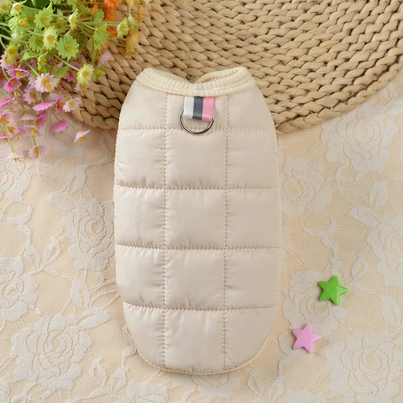 Winter Warm Dog Coat Jacket Windproof Pet Clothes for Small Dogs Padded Clothing Chihuahua Clothes Pet Supplies